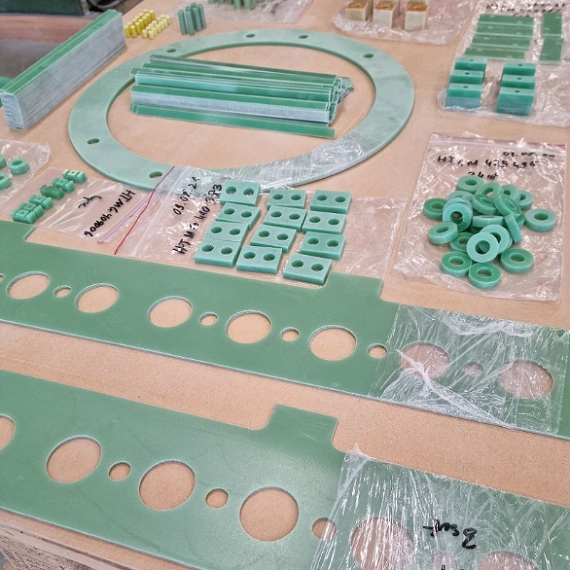 green Custom G11 Epoxy Parts