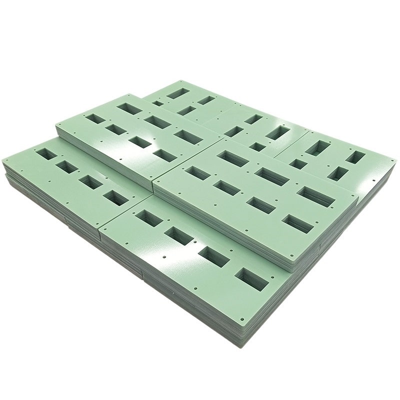 Green Custom G10 Epoxy Parts
